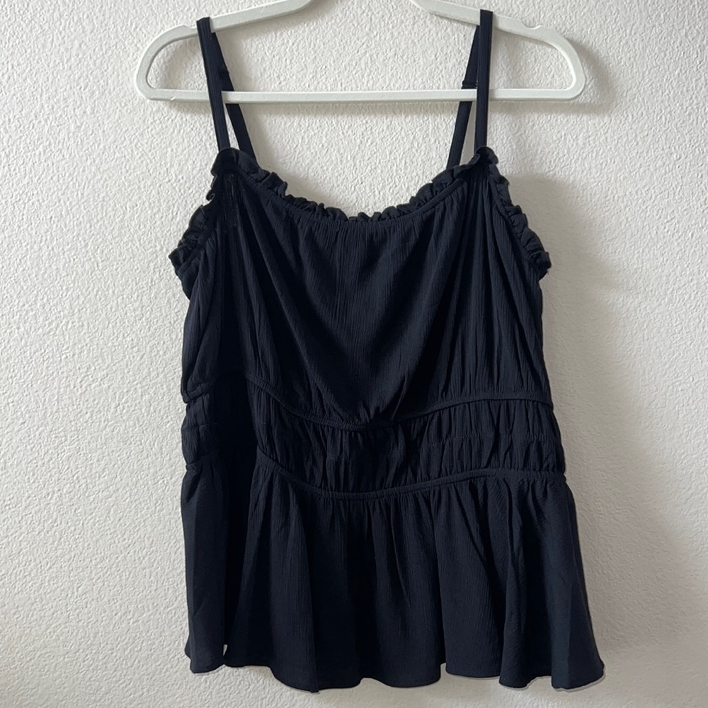torrid Black Peplum Camisole Top